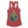 Vela Soliye Kolrangaiya Women's Racerback Tank in Solid Red Color